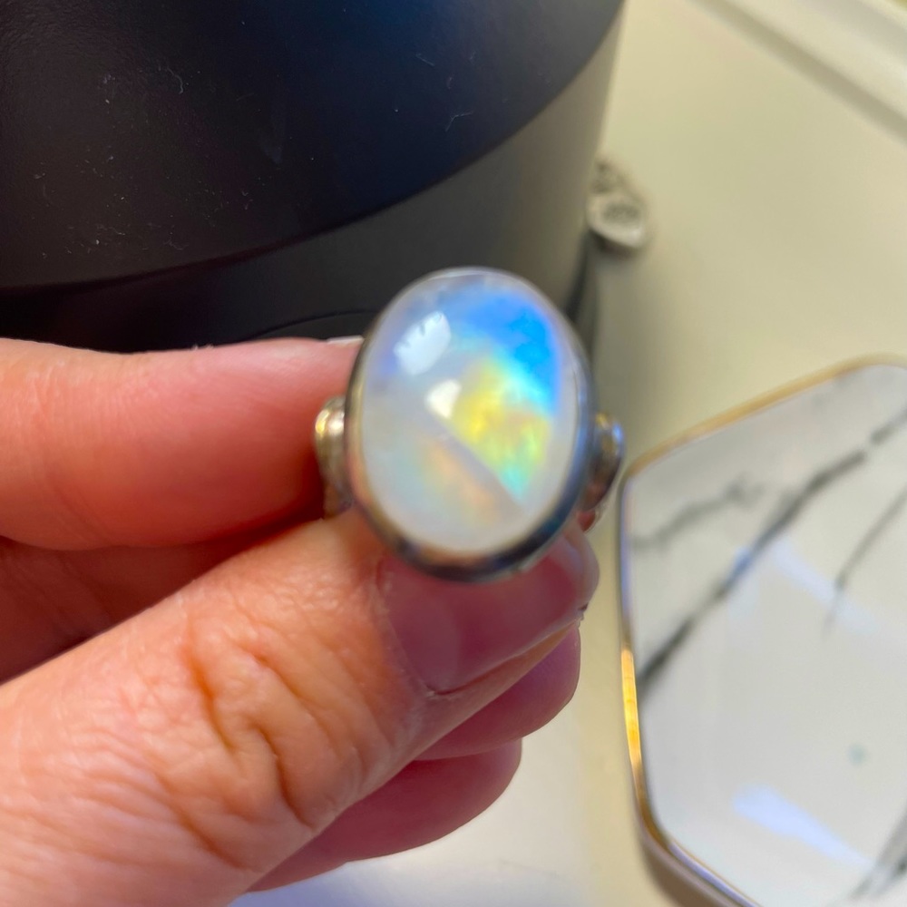 Moonstone Ring Womens size 9-10